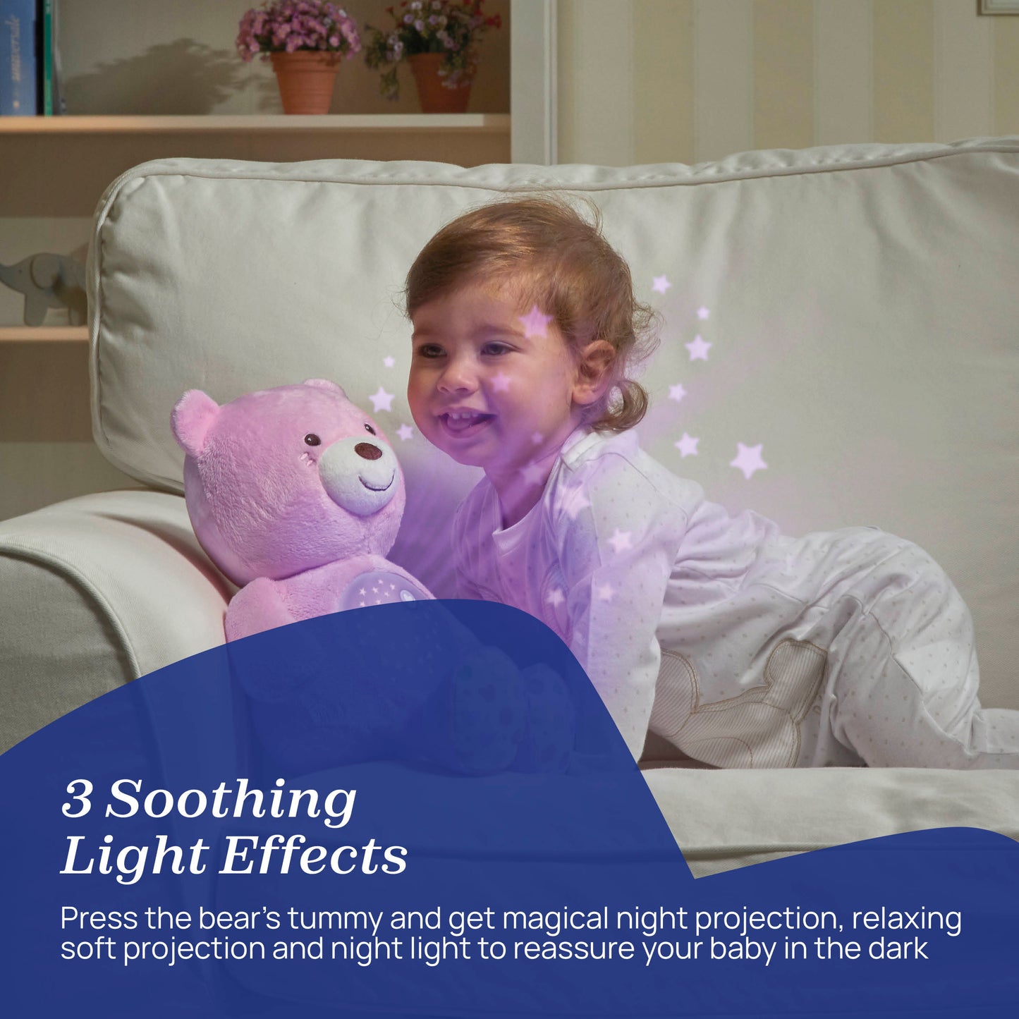 Chicco First Dreams Baby Bear Plush Projector