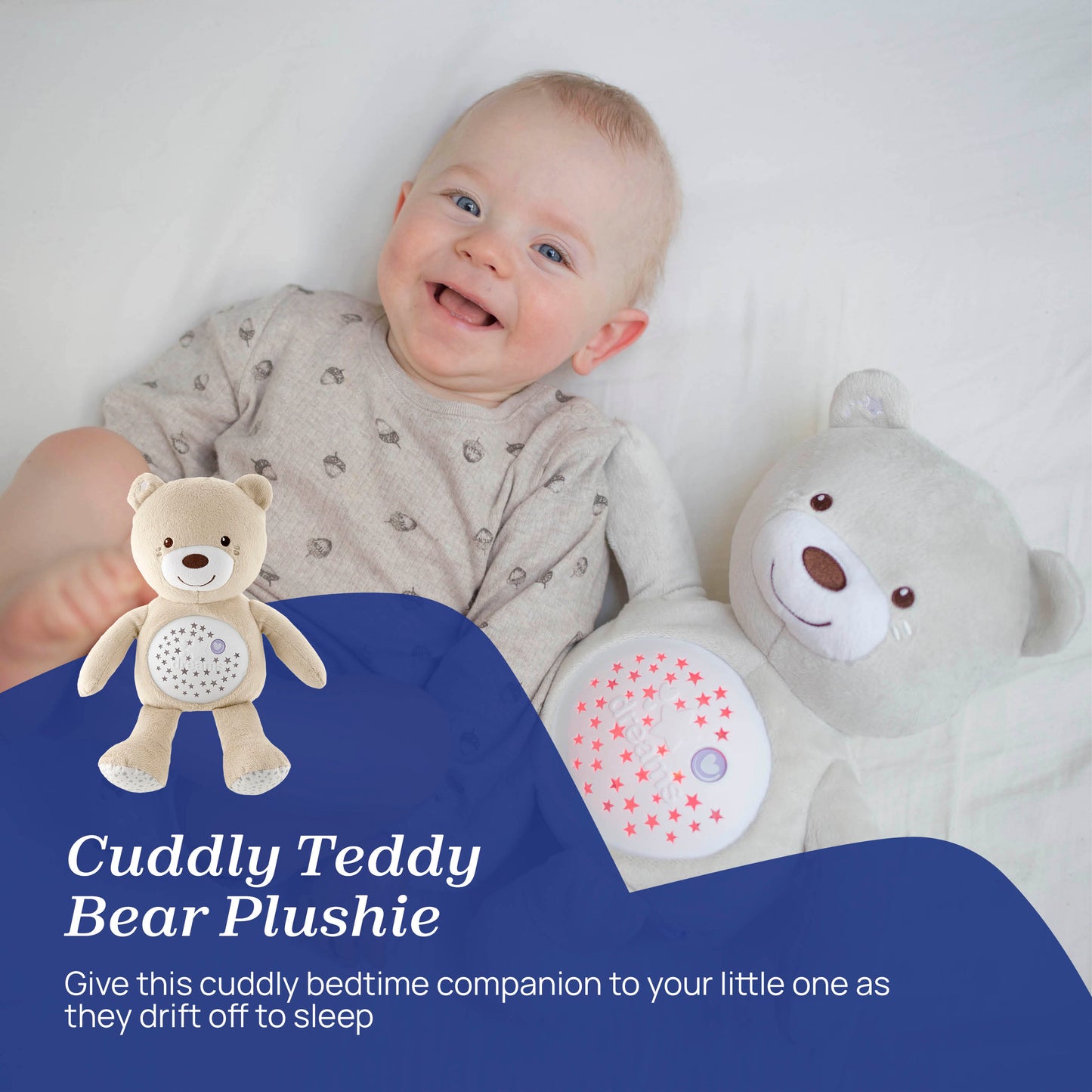 Chicco First Dreams Baby Bear Plush Projector