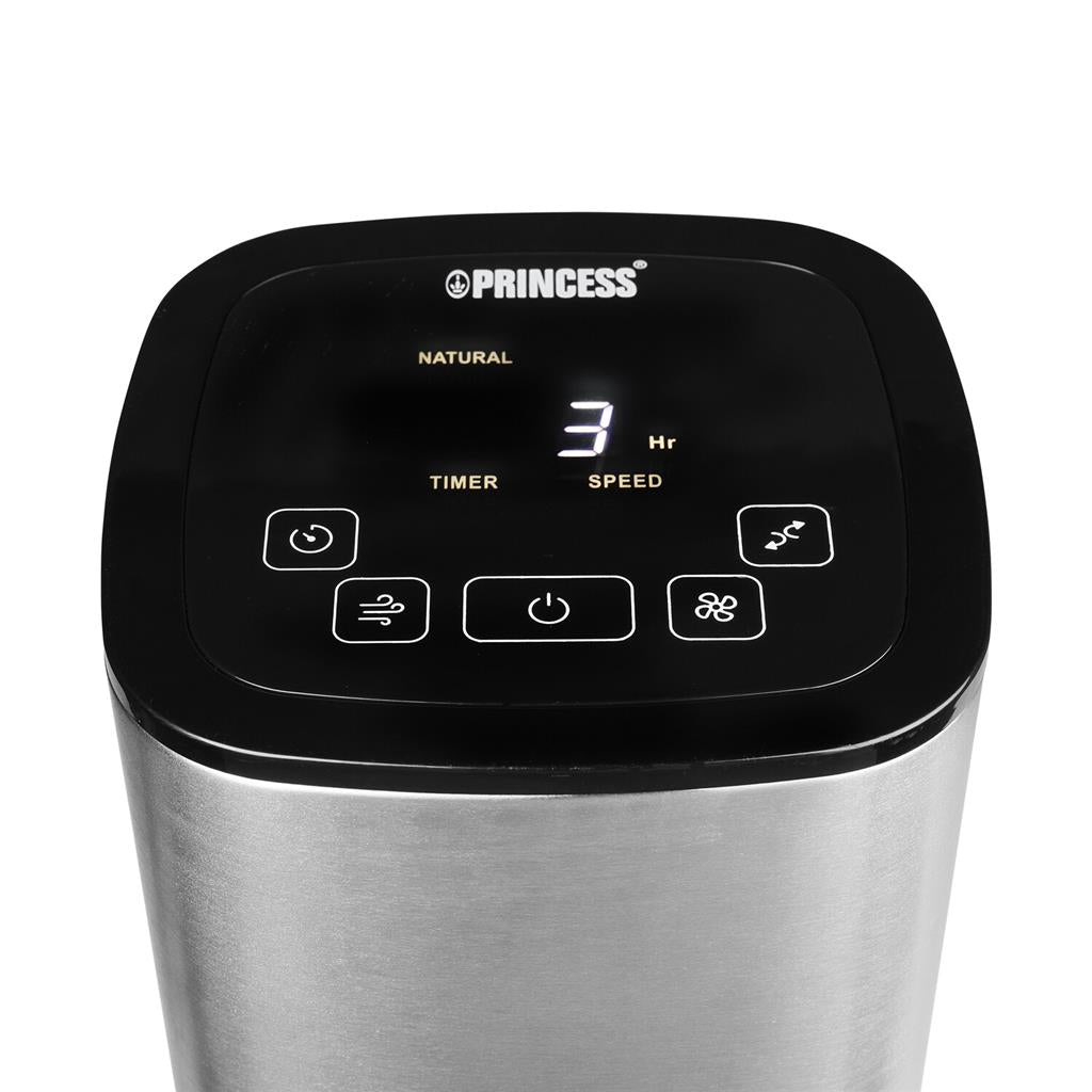 Princess Smart Tower Fan (Black)