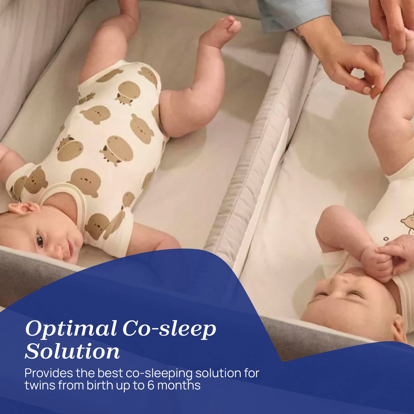 Chicco Next2Me Twin Crib - Magnet Grey