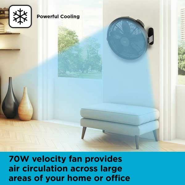 Black & Decker 2-In-1 Velocity Fan (Black)