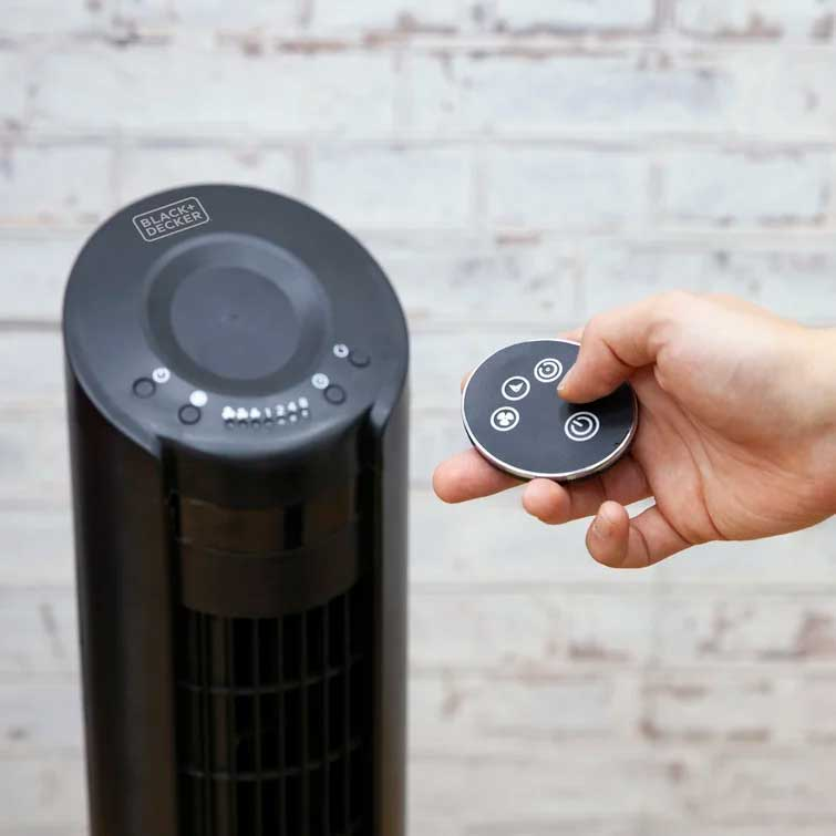 Black & Decker 32" Digital Tower Fan Black (Black)