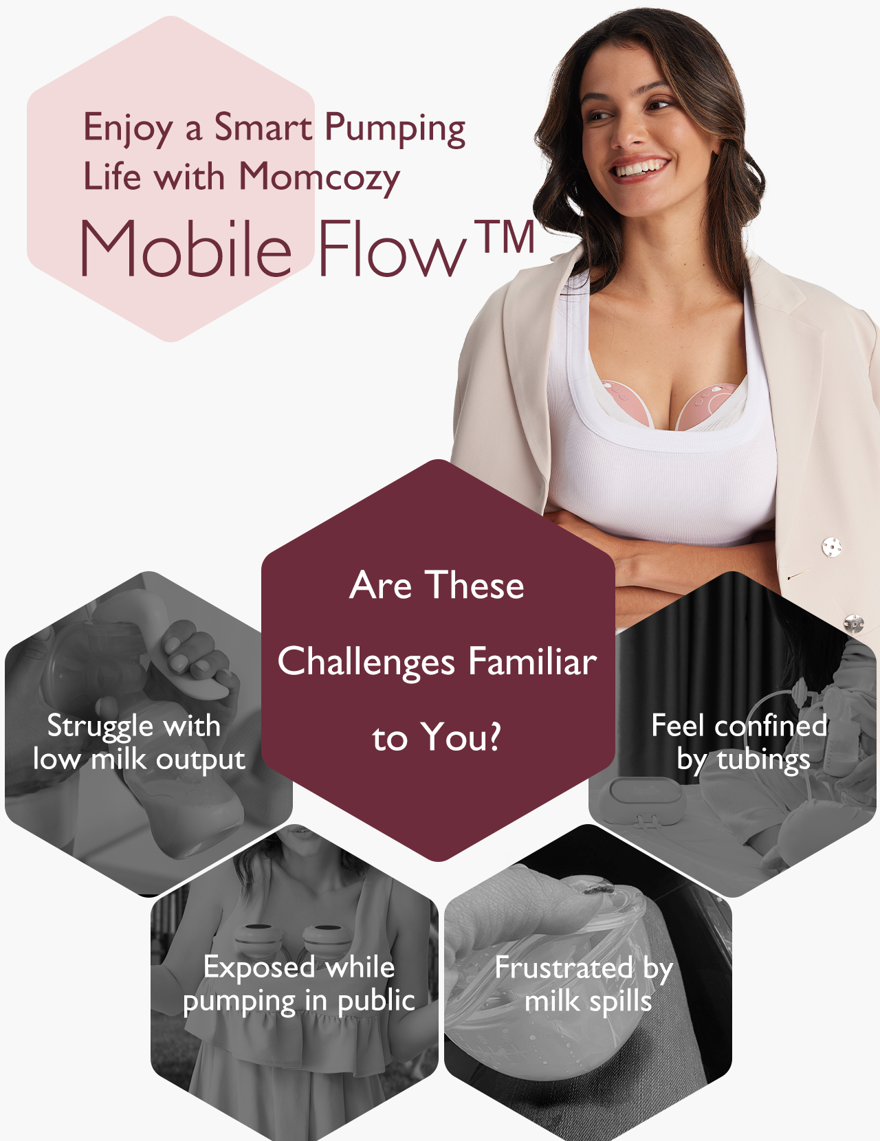 Momcozy M9 Mobile Breast Pump Single