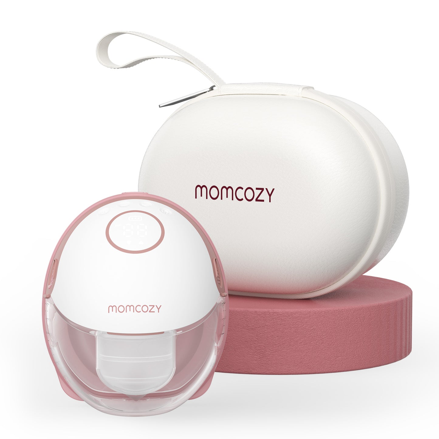 Momcozy M6 Mobile Breast Pump Single Maroon