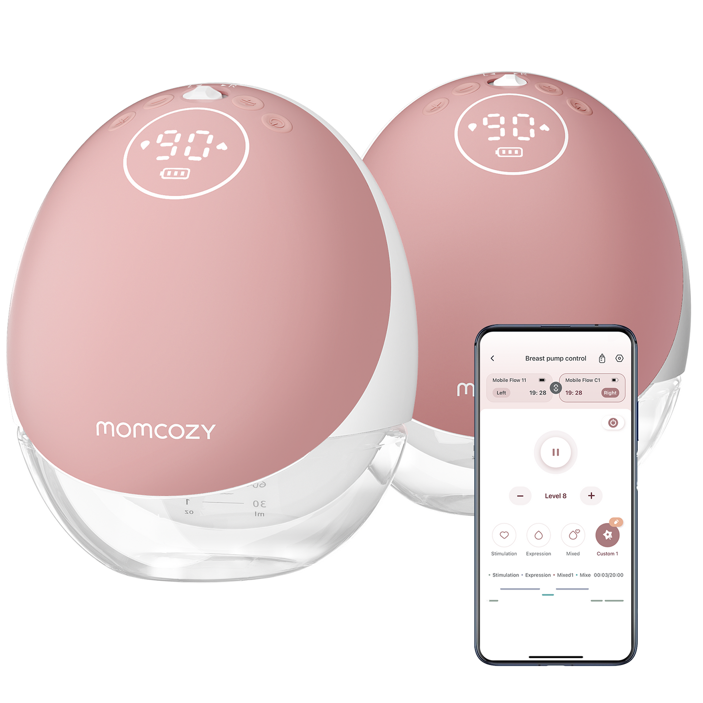 Momcozy M9 Mobile Breast Pump Double Bundle