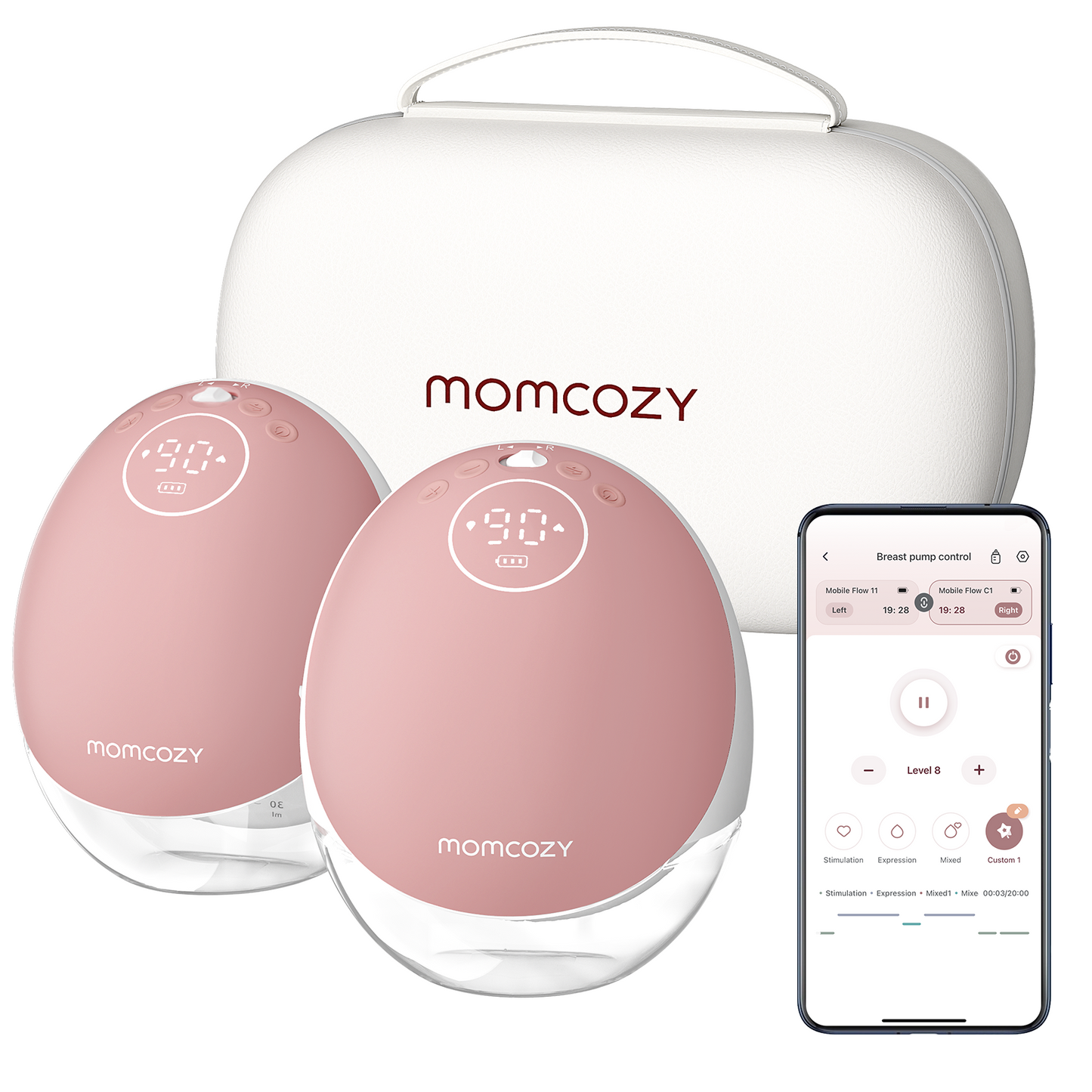 Momcozy M9 Mobile Breast Pump Double Bundle