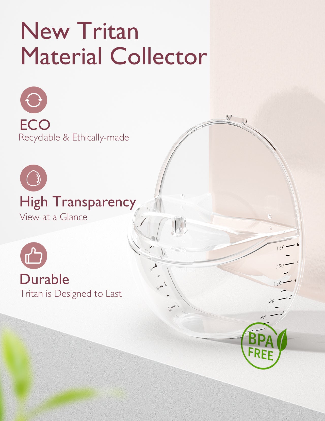 Momcozy M6 Mobile Breast Pump Double Maroon