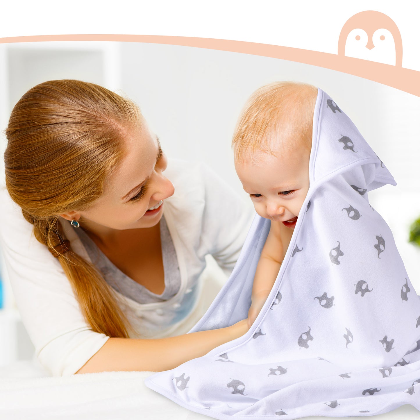 Momcozy Baby Hooded Towel