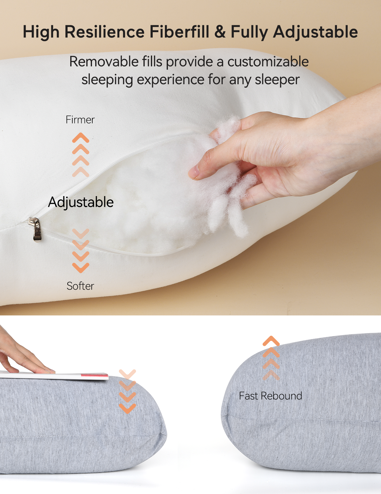 Momcozy J Shaped Maternity Body Pillow