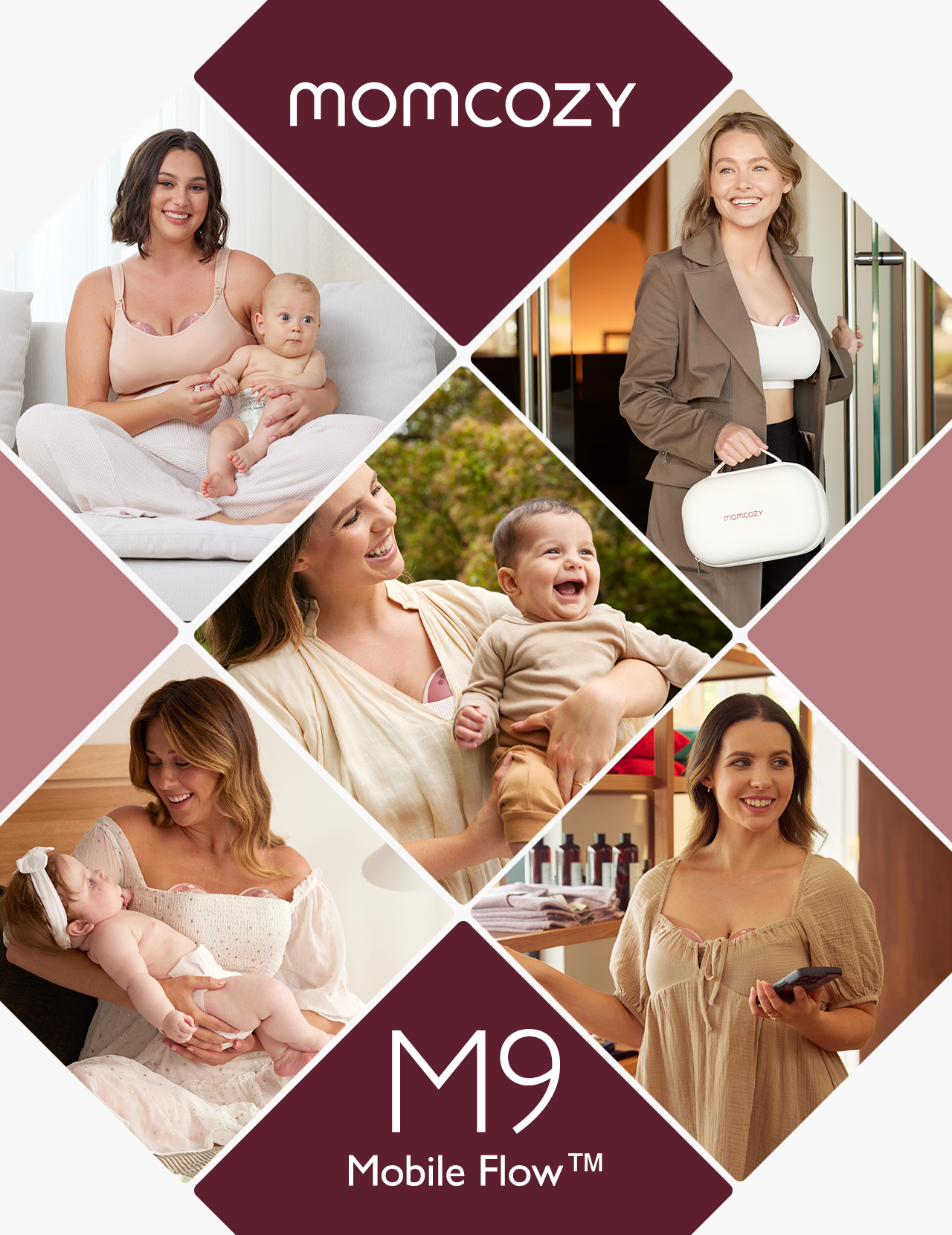 Momcozy M9 Mobile Breast Pump Double Bundle