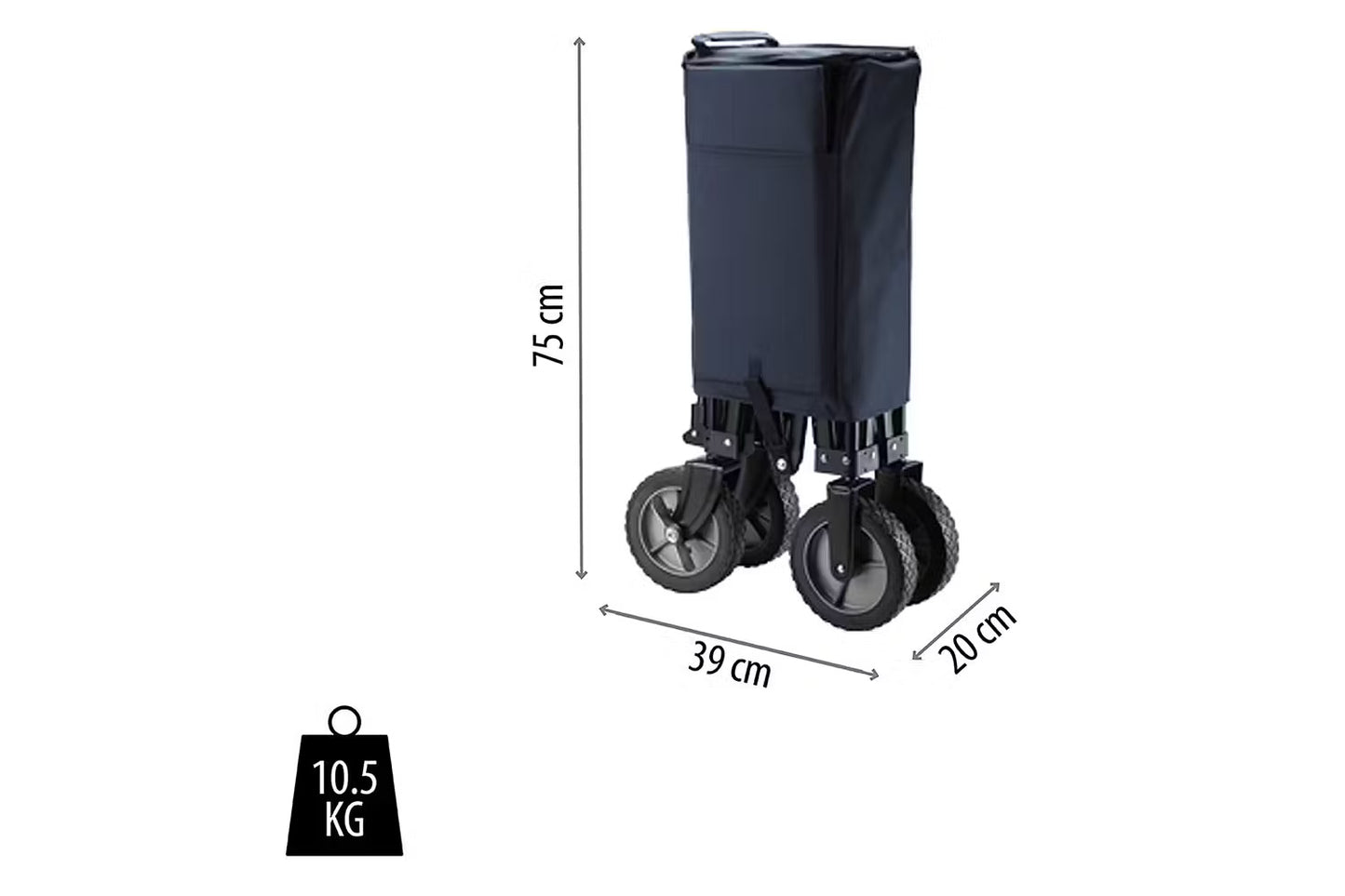 Campart St. Tropez Foldaway Trolley - 70Kg