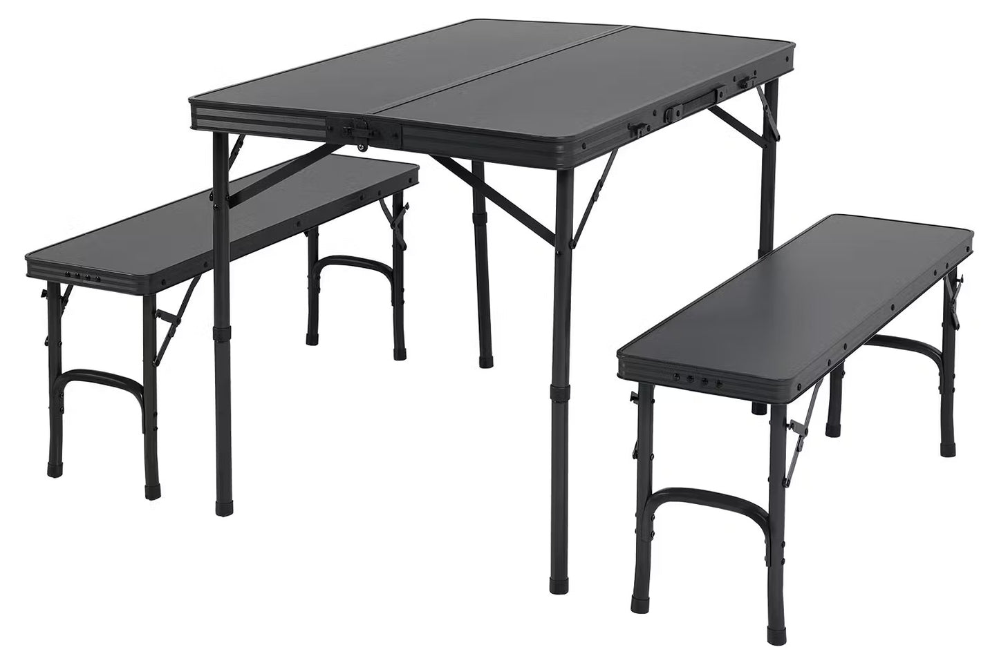 Campart Foldaway Picnic Table Maine (Black)