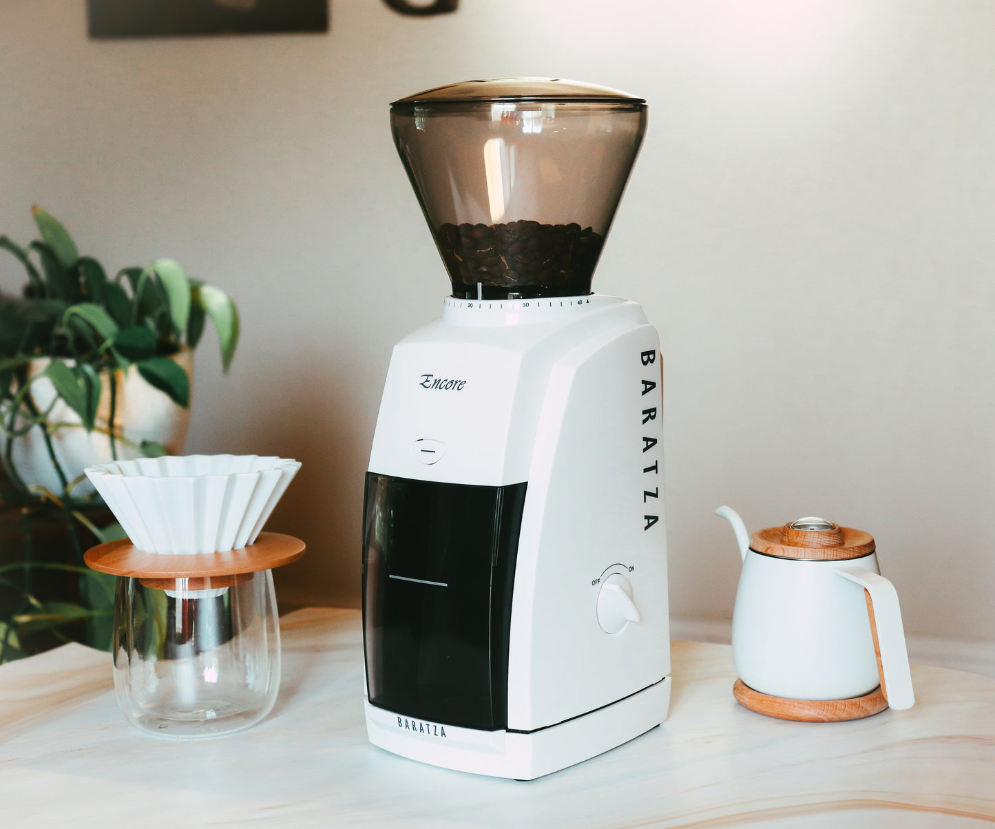 Baratza Encore Coffee Grinder White