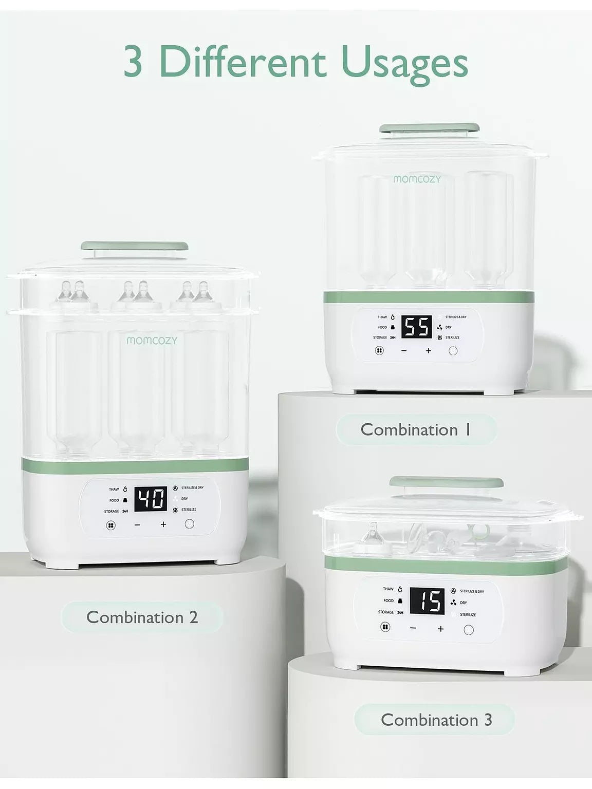 Momcozy BS02 8-In-1 Bottle Sterilizer And Dryer