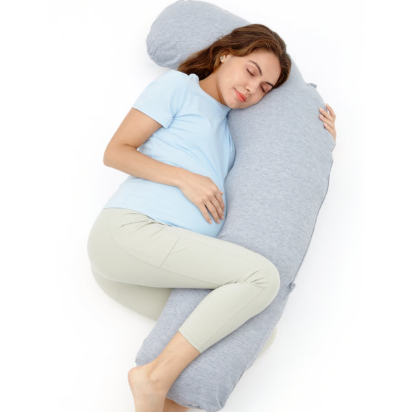 Momcozy J Shaped Maternity Body Pillow