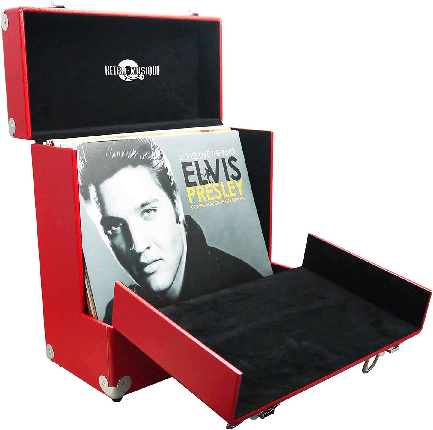 12" Vinyl Record Wooden LP Storage Case