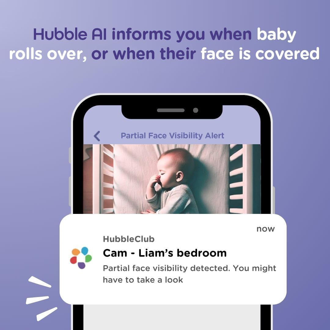 Hubble Connected Go Baby Portable Plus 5.0" Video Baby Monitor