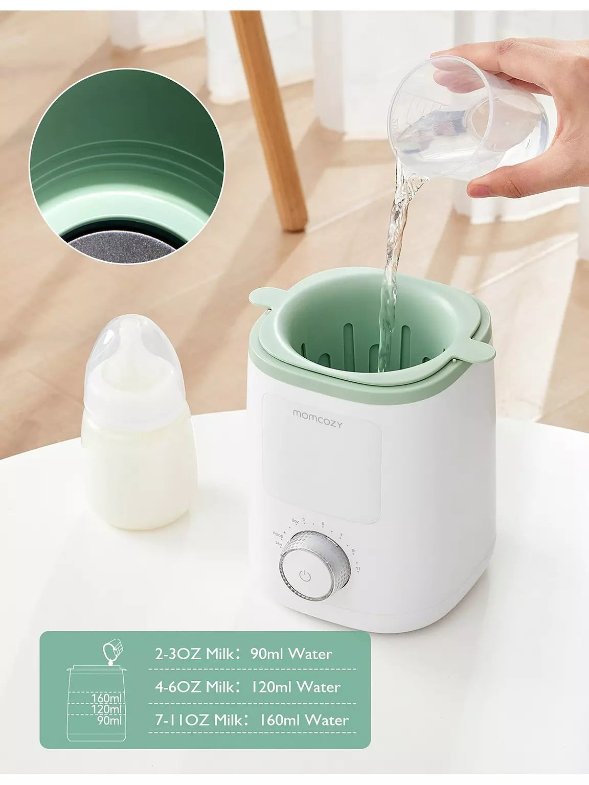 Momcozy 9-In-1 Nutri Bottle Warmer