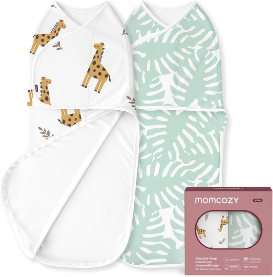 Momcozy Swaddles for Newborns (Bravery-giraffe)