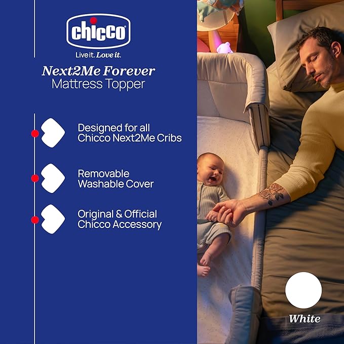 Chicco Next2Me Terry Mattress Cover - Ash Grey
