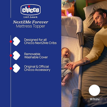 Chicco Next2Me Terry Mattress Cover - Ash Grey