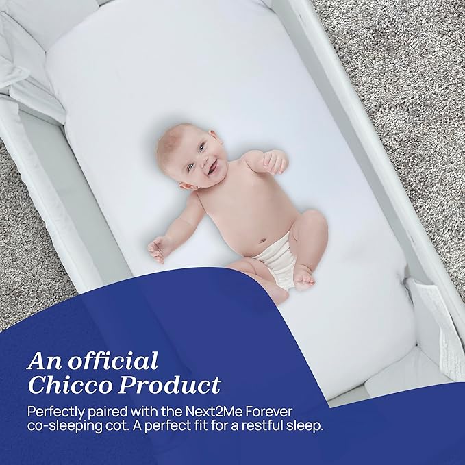 Chicco Next2Me Forever Anti Allergy Mattress Cover - Forever White