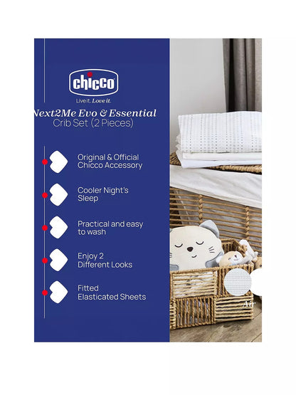 Chicco Next2Me Crib Set 2 Pieces (Air)