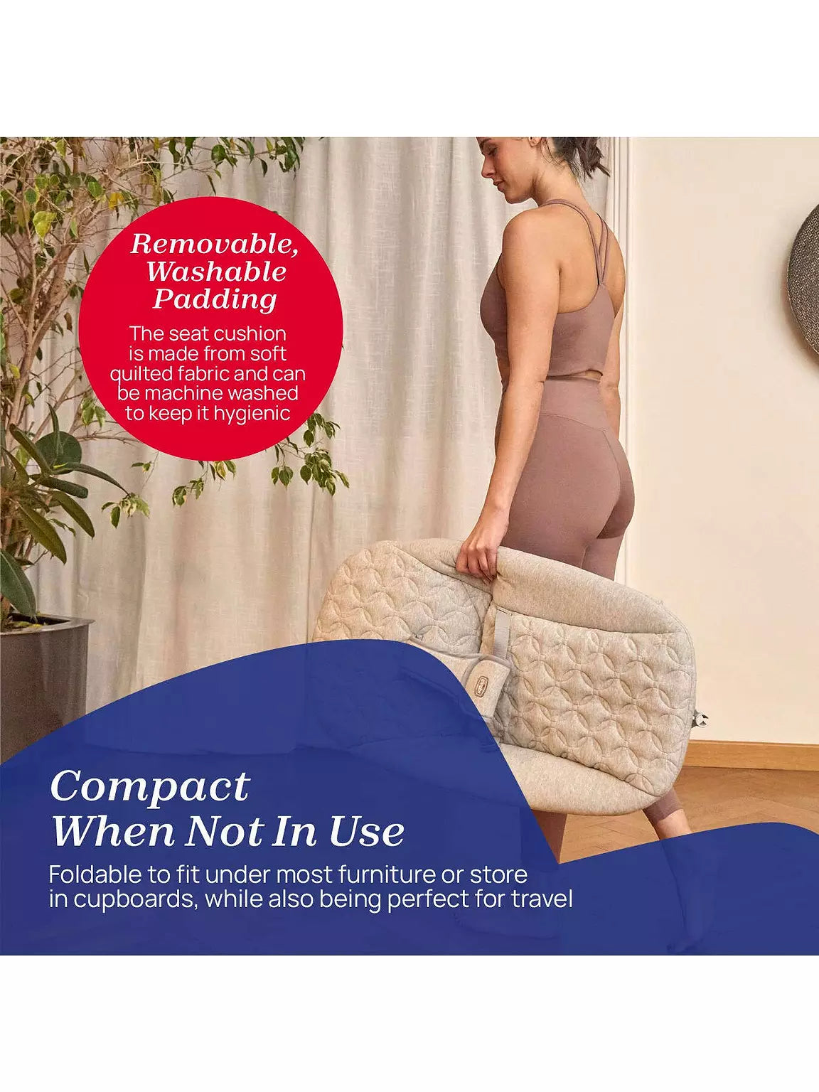 Chicco Zen Wave Rocker - Wooden Grey