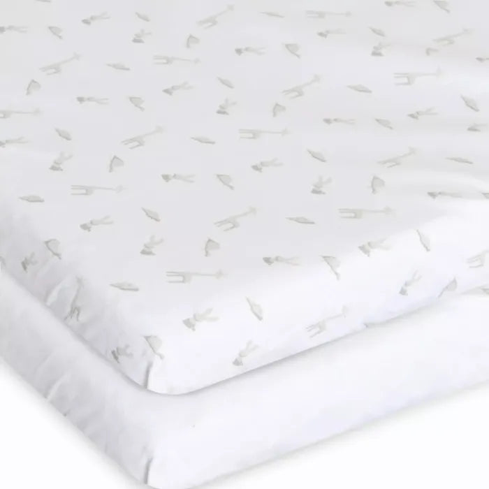 Chicco Next2Me Cotton Crib Set 2 Pieces - Cloud