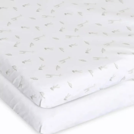 Chicco Next2Me Cotton Crib Set 2 Pieces - Cloud