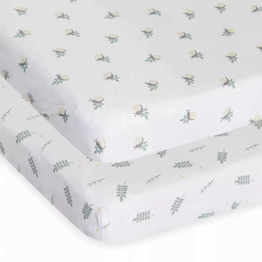 Chicco Next2Me Bamboo Twins Set 2 Pieces - Greenery