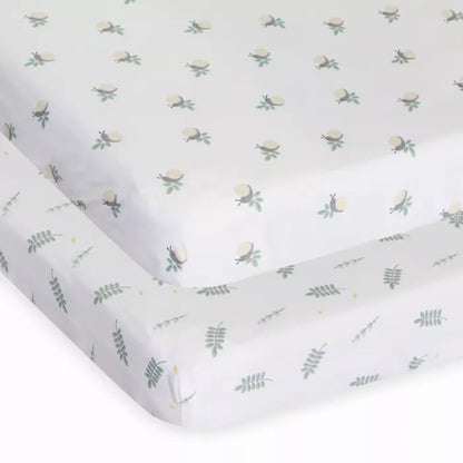 Chicco Next2Me Bamboo Crib Set 2 Pieces - Greenery