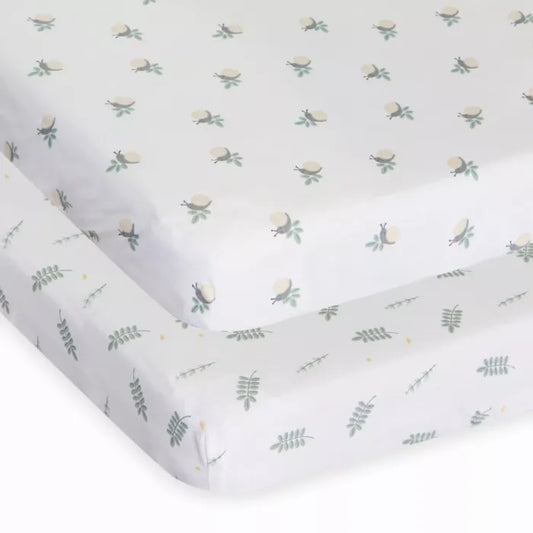 Chicco Next2Me Bamboo Crib Set 2 Pieces - Greenery