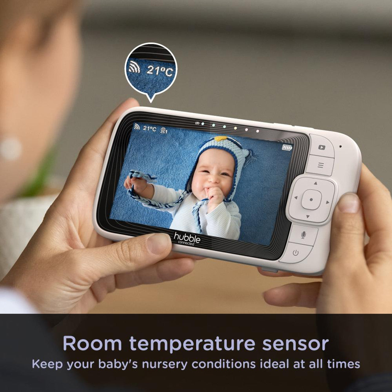 Hubble Nursery Pal Link Premium 5″ Smart Video Baby Monitor